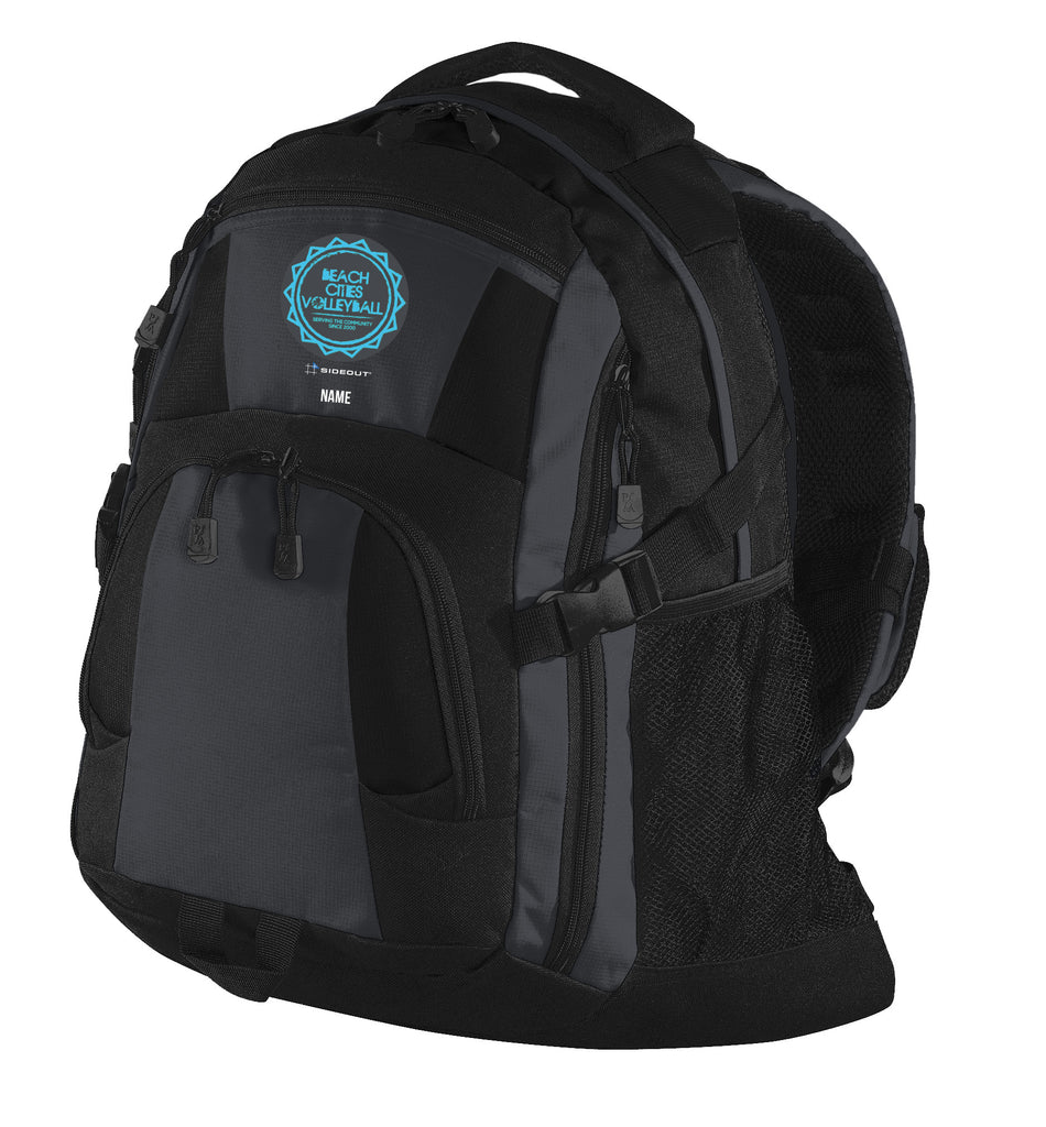 CUSTOM Beach Cities Volleyball Black Backpack - Personalized - PRE-ORDER BY SEPTEMBER 6th