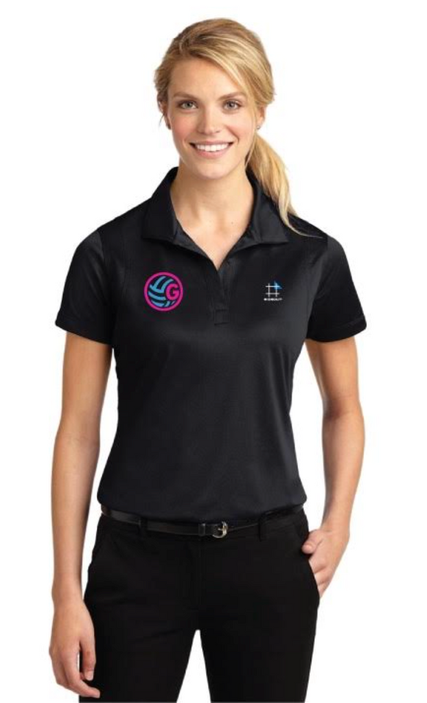 Old Georgetown VC Women's Polo Black DTF
