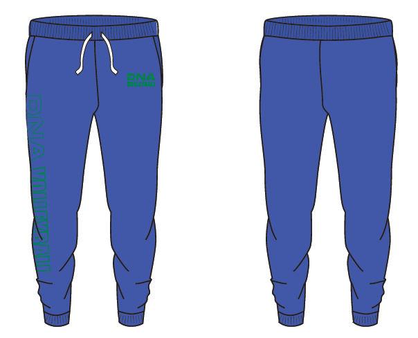 DNA Volleyball Club Unisex Blue Jogger