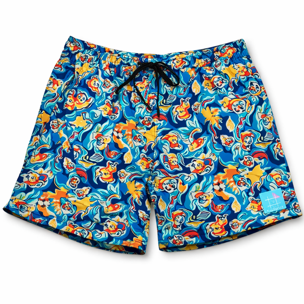 Pacific Pop Vintage Series Sideout Men's Volley Shorts
