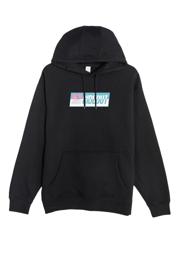 Sideout Teal Slice Black Unisex Hoodie