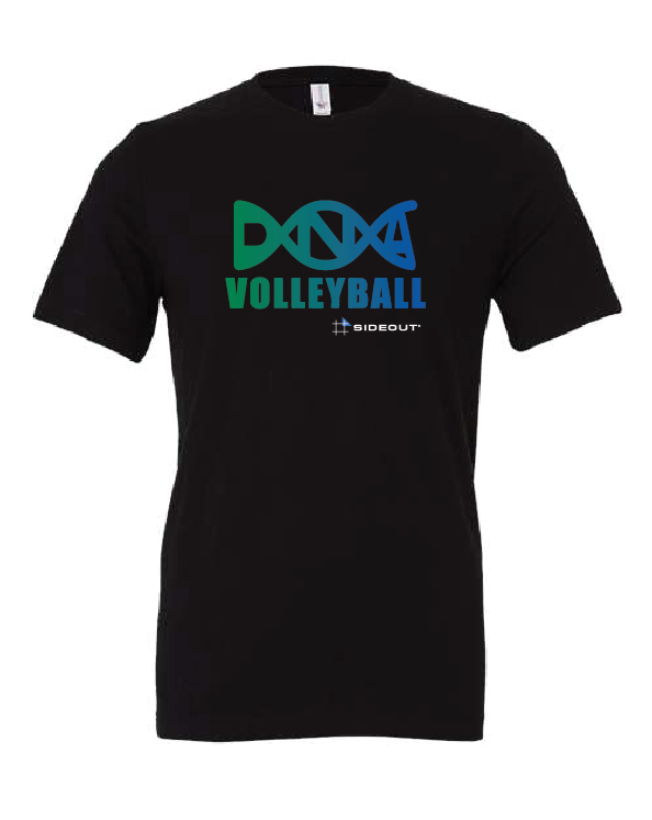 DNA Volleyball Club Black Unisex T-Shirt
