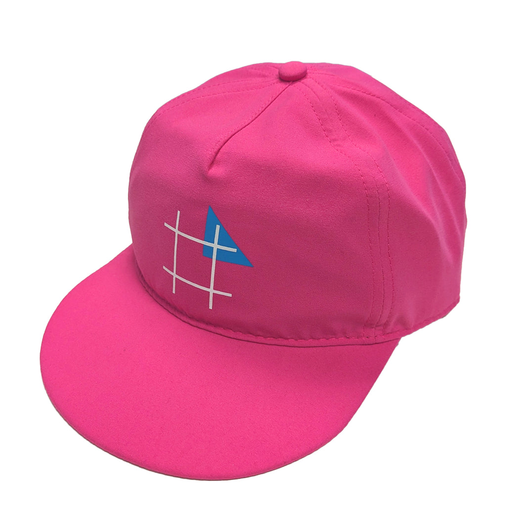 Neon Pink Sideout Flip-Up Cap