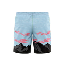 Load image into Gallery viewer, Great Smoky Mountain Invitational Light Blue 5&quot; Men&#39;s Volley Short with Compression Liner
