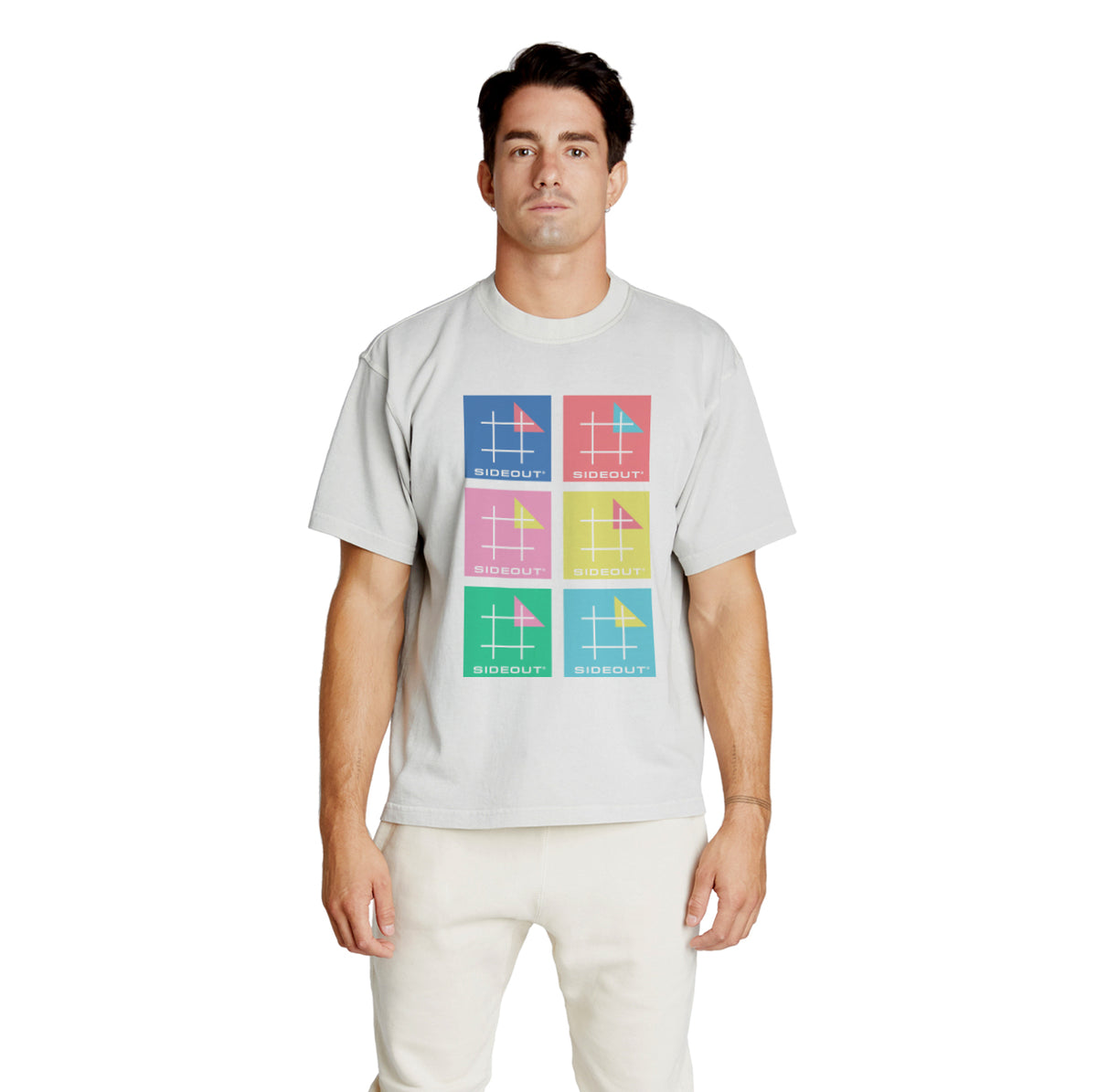 Endless Summer Wild Tiles White Boxy Tee – Sideout Sport