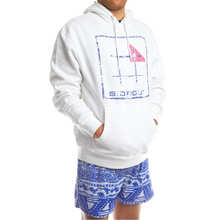 Load image into Gallery viewer, Cobalt Batik Unisex Hooded Sweatshirt
