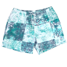Load image into Gallery viewer, Turquoise Batik Men&#39;s Volley Shorts
