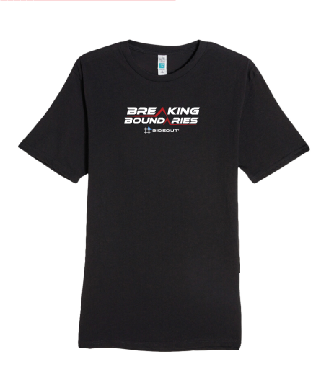 Breaking Boundaries Athletics Black T-Shirt