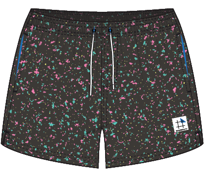 Rainbow Speckles Men's Volley Short