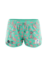 Load image into Gallery viewer, Sideout X Vidavibe Flamingo Pink Paint Stroke Women&#39;s Volley Shorts
