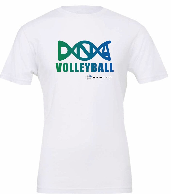 DNA Volleyball Club White Unisex T-Shirt