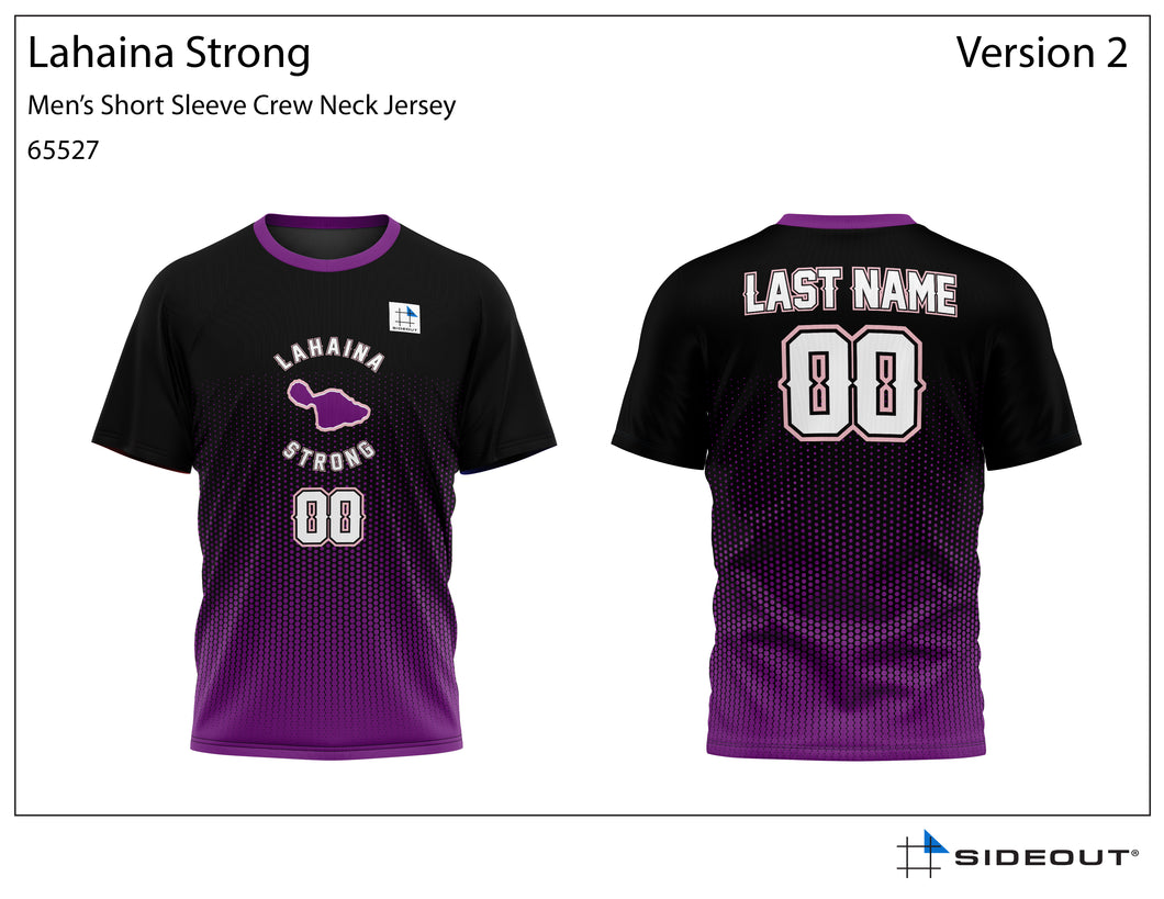 CUSTOM Lahaina Strong Volleyball Club Halftone Men's Short Sleeve Jersey - Personalized